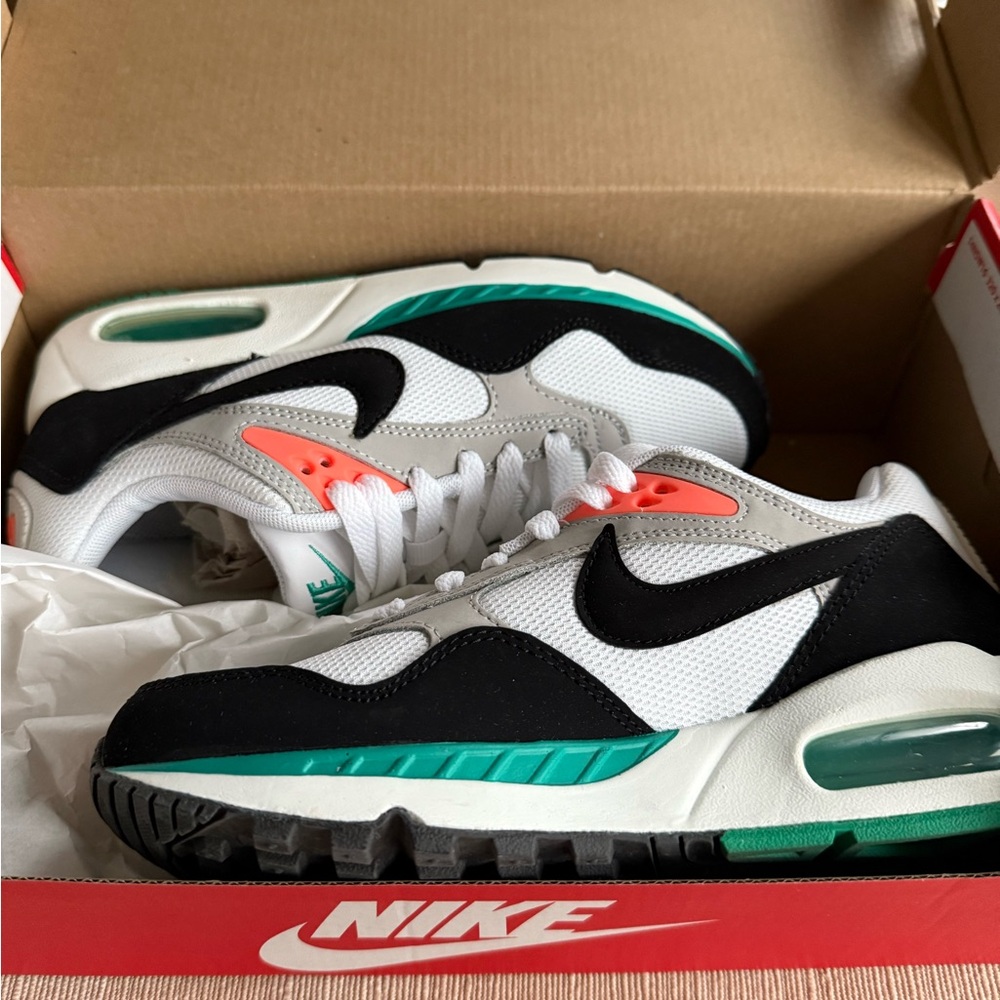 Nike Air Max Sneakers in Black, White, and Teal